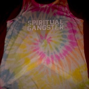 Spiritual Gangster Tie Dye Tank Top